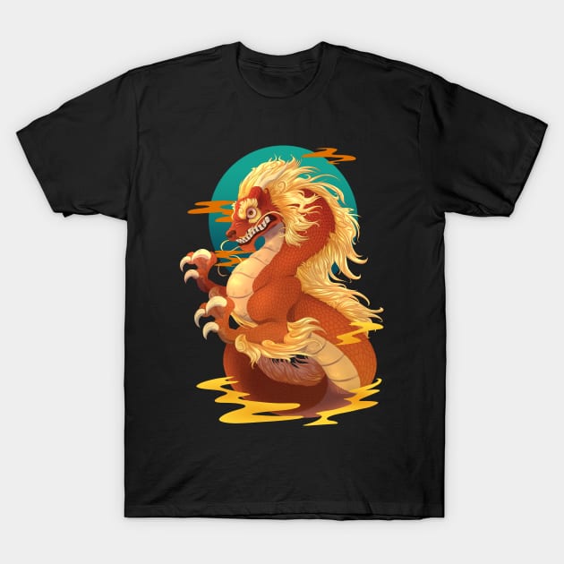 Red Dragon T-Shirt by znckwei